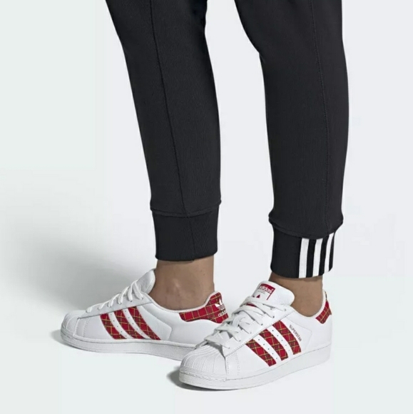 Adidas Superstar Scarlet Red Women's Shoes - Picture 4 of 11